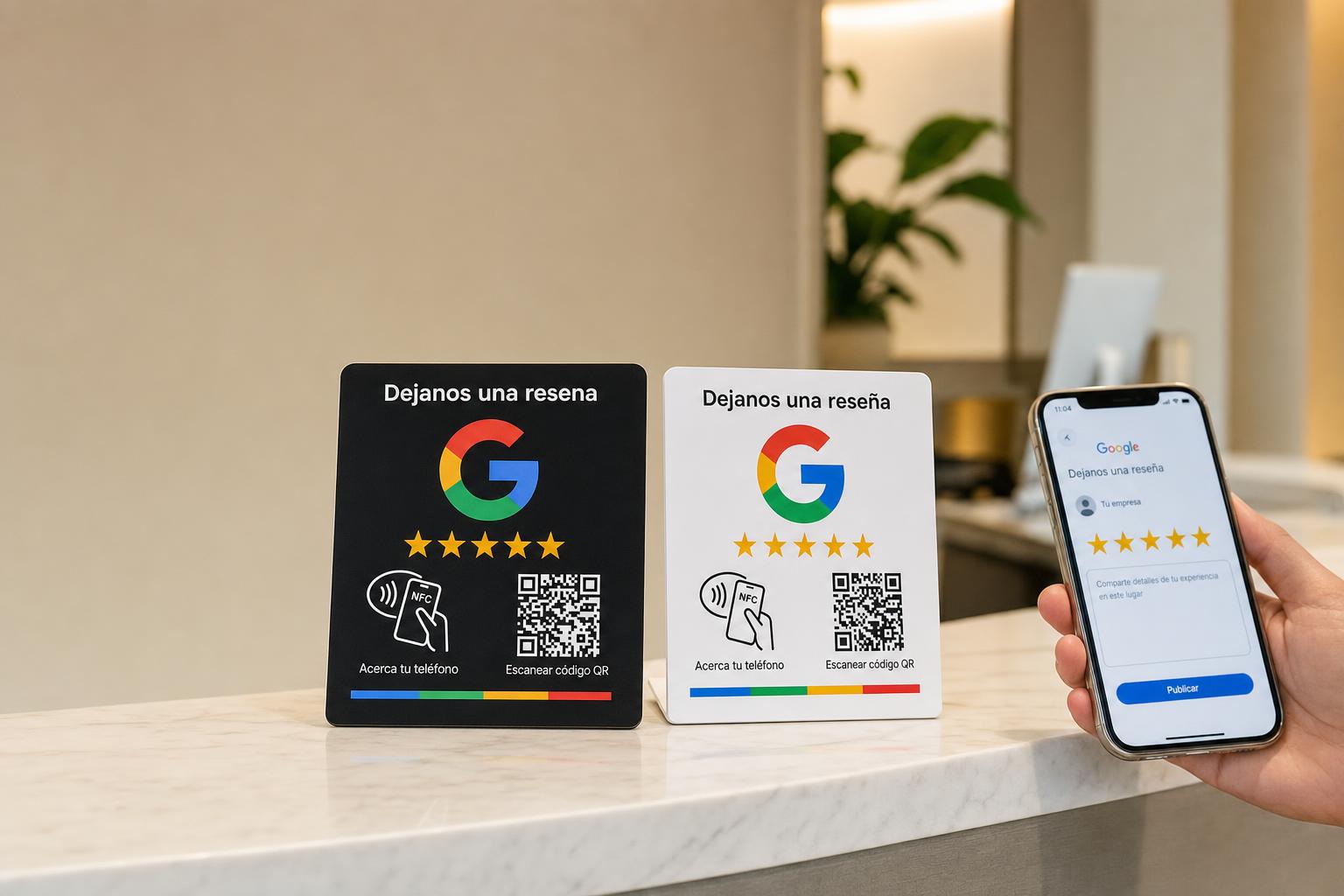 Más reseñas de Google, sin esfuerzo